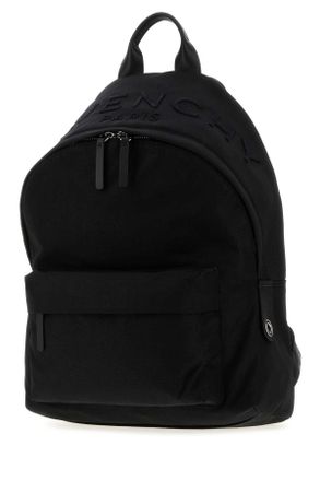 Givenchy Logo-Embossed Nylon Backpack - Black