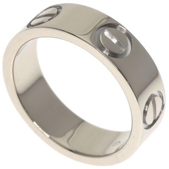 Cartier White Gold White Gold (18K) Band Ring (Pre-Owned)