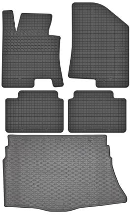 OEM Hyundai I30 Ii Hatchback (2012-2017) - Juego De Alfombrillas De Goma Para Coche + Alfombrilla Para Maletero