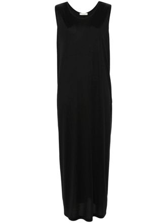 The Row Lidia maxi-jurk - Zwart