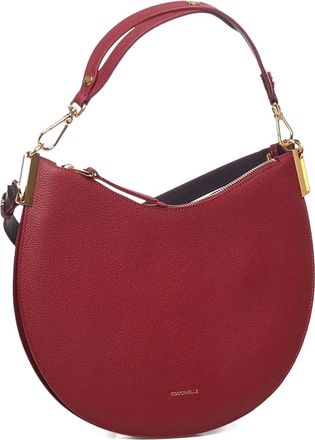 Coccinelle Borsa a spalla Sunup media in pelle - Rosso