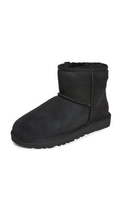 UGG Womens Classic Mini Ii Fashion Boot, Black, 10 UK