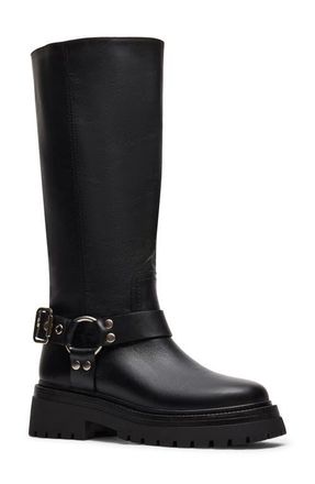 Steve Madden Everest Harness Boot in Black Leather at Nordstrom, Size 7.5