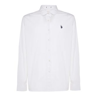 U.S.Polo Association ZAM Camicia M/L - Heren - Zakelijke Overhemden - Wit - 3XL - Overhemden