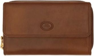 The Bridge Story Wallet - Dames - Portefeuilles - Bruin - ONE Size - Leer - Accessoires