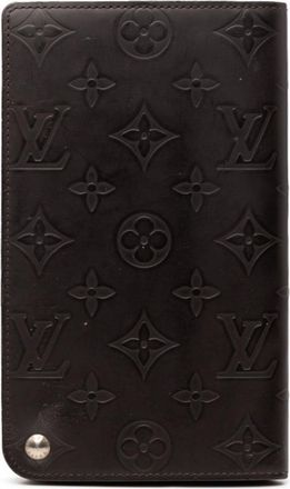 Louis Vuitton Brown Monogram Glac&eacute; Monogram Monogram Coin Purse/Coin Case (Pre-Owned)