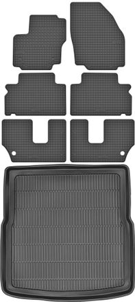 OEM Juego De Alfombrillas De Goma Para Coche Y Maletero Para Ford S-max I Van (2007-2010)