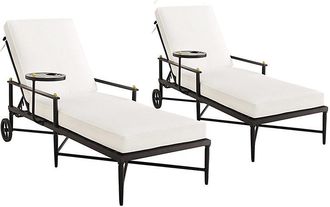 Ballard Designs Set of 2 Asher Chaise - Ballard Designs