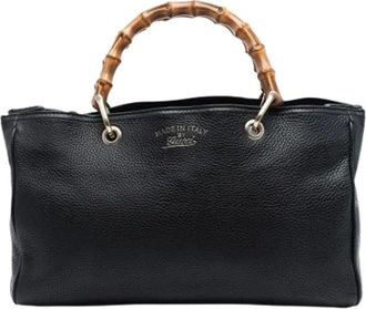 Gucci Pre-owned Handbags, female, Black, Size: ONE SIZE Pre-owned Vintage Handbag