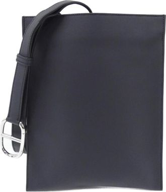 Herm&egrave;s Blue Indigo Swift Leather Chain/Shoulder Wallet (Pre-Owned)