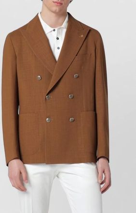 Tagliatore wool double breasted coat