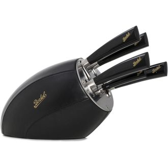 Berkel Berkel Block Sense Black + Juego De 5 Cuchillos Elegance Black