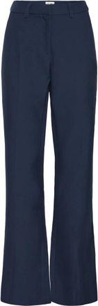 Ichi Wide Broeken - Dames - Wijde Broeken - Blauw - L - Broeken
