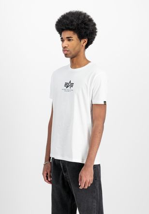 Alpha Industries T-Shirt ALPHA INDUSTRIES Basic T-Shirt ML, Herren, Gr. S, weiss (wei&szlig;), Obermaterial: 100% Baumwolle, Shirts T-Shirt