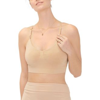 Hatch The Essential Nursing And Pumping Bra in Sand at Nordstrom, Size X-Large