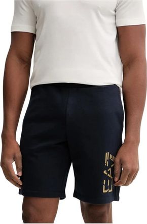 Emporio Armani Shorts Premium Label - Heren - Korte Broeken - Blauw - 2XL - Katoen - Korte Broeken