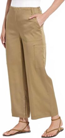 Lyss&eacute; Jane Cargo Ankle Pants In Raw Umber