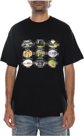 Carhartt Work in Progress Coordinates T-Shirt - Heren - T-shirts - Zwart - S - Katoen - Tops