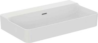 Ideal Lavabo Conca 800x450x165mm Blanco Sin Orificio Para Grifer&iacute;a, Con Rebosadero Standard