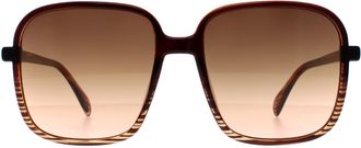 Guess GF6146 45F zonnebril met bruin kleurverloop