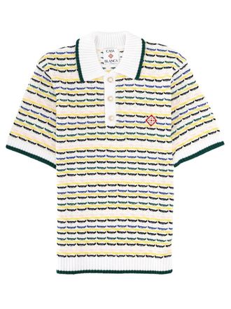 Casablanca Knitted Polo
