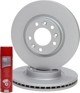 OEM Discos De Freno ms 2 Piezas Recubiertos Delanteros Izquierdo/derecho Peugeot 407, 407 Sw, 508 I, 508 Sw I, 607 1.6-2.2d 02