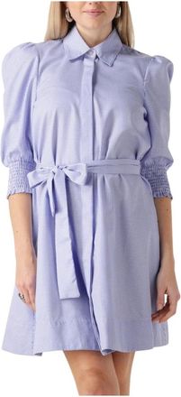 Est'seven Kleedjes, Dames, Blauw, S, Elise Dress