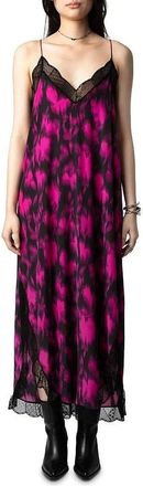 Zadig&Voltaire Kleedjes, Dames, Veelkleurig, M, Ristyl Silk Dress