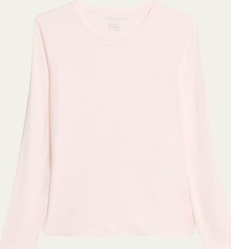 Majestic Filatures Soft Touch Long-Sleeve Crewneck T-Shirt