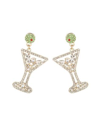 Eyecandy LA Eye Candy La The Luxe Collection Crystal Cocktail Earrings