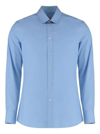 Valentino Garavani Katoenen overhemd met ronde afwerking - Blauw