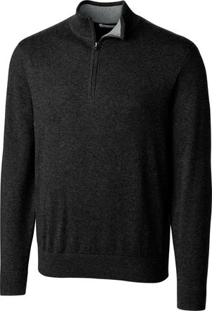 Cutter & Buck Lakemont Tri-Blend Mens Quarter Zip Pullover Sweater