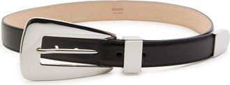 Khaite Lucca Leather Belt - Black - 34 (UK12/ M)