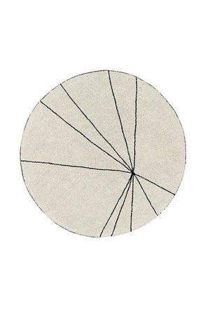 Lorena Canals Washable Rug Trace Beige in Natural, Black at Nordstrom, Size Medium