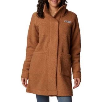Columbia Womens Panorama Long Coat In Camel Brown