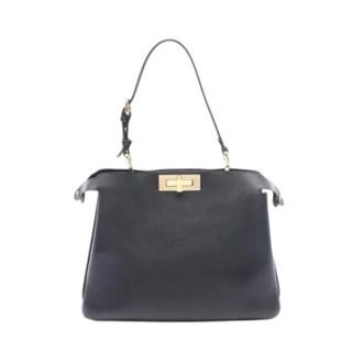 Fendi Pre-owned Vintage Handtas - Dames - Pre-owned - Zwart - Maat: ONE Size Leer