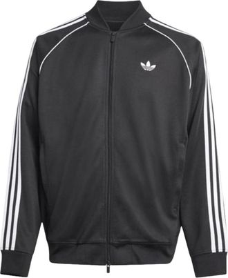adidas Adicolor Classics Loose Track Jacket Asia Sizing Black White KE0806