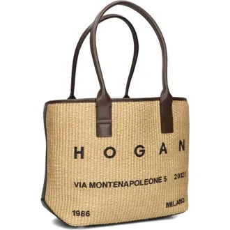 Hogan Address Shopping Piccola - Heren - Shoppers - Beige - ONE Size - Tassen