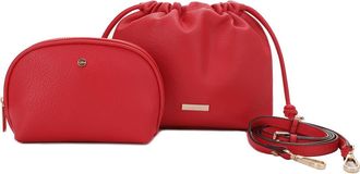 Mali + Lili Lola Beauty 2-Piece Bag Set in Red at Nordstrom Rack