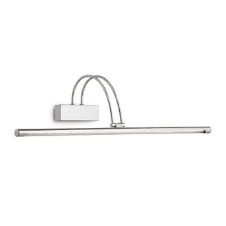 Netlighting Bow LED Large Picture Wall Light Chrome in Grey