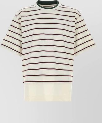 Bottega Veneta cotton embroidered t-shirt