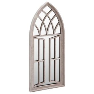 Berkfield Home Mirror Sand 70x30 cm Iron for Indoor Use in Cream