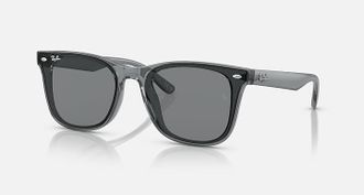Ray-Ban Dark Grey Square Unisex Sunglasses RB4391D 645087 65