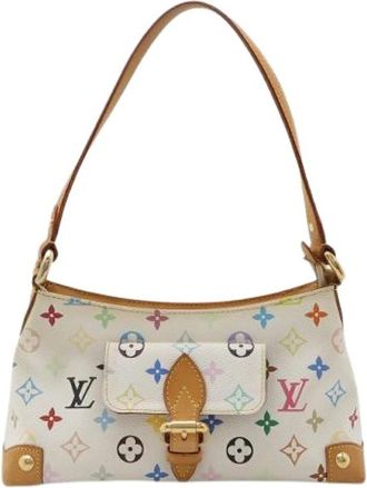 Louis Vuitton Pre-owned Shoulder Bags, female, White, Size: ONE SIZE Pre-owned Monogram Multicolore Shoulder Bag