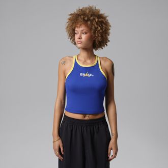 Nike Jordan Womens Jordan Sleeveless Tank Top in Blue | II5403-417