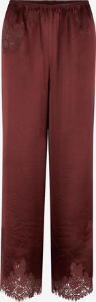 Dôen Weite Hose aus Seide und Spitze Lavon