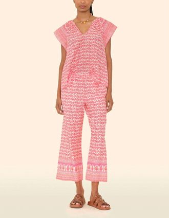Xirena Leif Wide Leg Pant In Paloma Pink