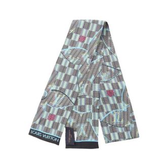 Louis Vuitton Pre-owned Scarves, female, Multicolor, Size: ONE SIZE Pre-owned Silk Bandeau Scarf