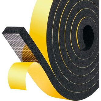 Elle Cinta De Sellado De Espuma De Neopreno De 25 Mm X 10 Mm X 2 M - Cinta Insonorizante Autoadhesiva Para Puertas Y Ventanas - Resistente A La Intemperie