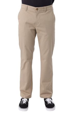 O'Neill Transporter Flat Front Stretch Cotton Chinos in Khaki at Nordstrom, Size 40